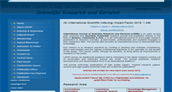 Desktop Screenshot of ijsrr.org